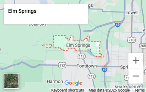 A screenshot of a map.