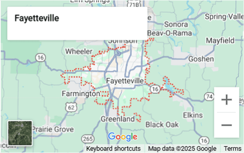 A screenshot of a map.