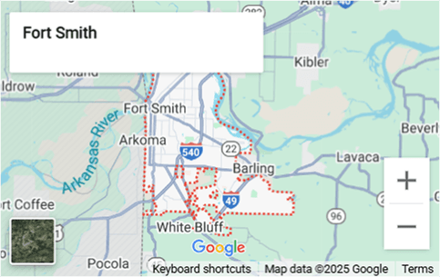 A screenshot of a map.