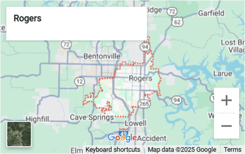 A screenshot of a map.